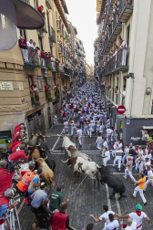 Encierro del 7 de julio 2022. Toros de Núñez del Cuvillo.