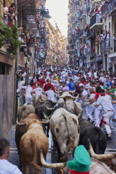 Encierro del 7 de julio 2022. Toros de Núñez del Cuvillo.