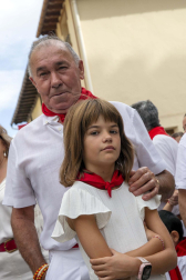 Día grande con la procesión a San Sebastián, patrón de Sangüesa, durante sus fiestas
