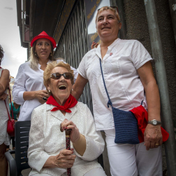 Día grande con la procesión a San Sebastián, patrón de Sangüesa, durante sus fiestas