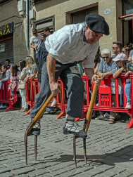 Carreras de layas y mercado de artesanía de Puente la Reina