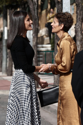 /29 Foto de la reina Letizia durante su visita a Tudela para participar en un homenaje a Pilar Miró en el marco del Festival Ópera Prima.BLANCA ALDANONDO