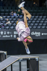 Fotos del Campeonato de España de Parkour en el Navarra Arena.