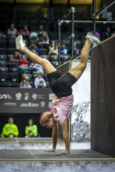 Fotos del Campeonato de España de Parkour en el Navarra Arena.