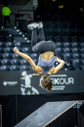 Fotos del Campeonato de España de Parkour en el Navarra Arena.