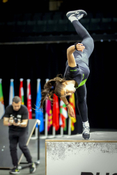 Fotos del Campeonato de España de Parkour en el Navarra Arena.