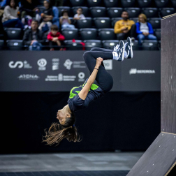 Fotos del Campeonato de España de Parkour en el Navarra Arena.