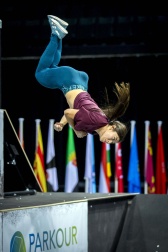 Fotos del Campeonato de España de Parkour en el Navarra Arena.