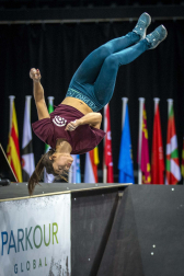 Fotos del Campeonato de España de Parkour en el Navarra Arena.