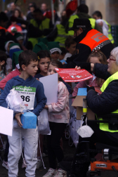 Participantes en la XI Carrera Infantil de la Navidad de Asvona