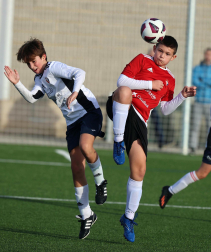 Imágenes del encuentro Regina Pacis 0 - 3 Larraona Claret de la segunda jornada del XL Torneo Interescolar.