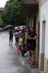 Participantes en la X Carrera Solidaria de Ziordia