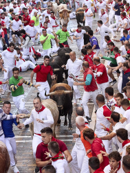 Estafeta, cuarto encierro.