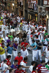 Estafeta, cuarto encierro.