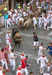 Plaza del Ayuntamiento, cuarto encierro.