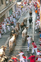 Plaza del Ayuntamiento, cuarto encierro.