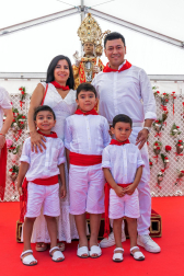 Fotos de la ofrenda foral a San Fermín.