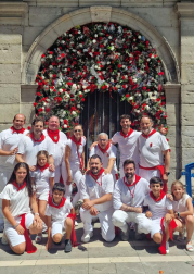 Fotos de la ofrenda foral a San Fermín 2023.