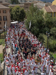 Fotos de la procesión de fiestas de Estella 2023.