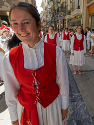 Fotos de la procesión de fiestas de Estella 2023.