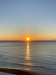 Amanecer en Peñíscola.