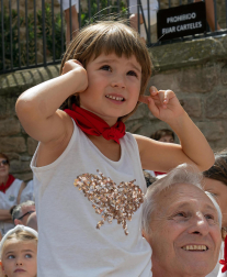 Fotos del cohete de fiestas de Artajona 2023.