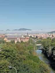 Rio Arga, en Pamplona. /