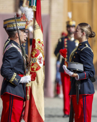 Jura de bandera de la princesa Leonor.