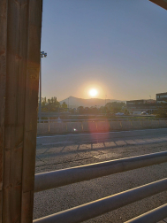 Amanece en Sarriguren. /