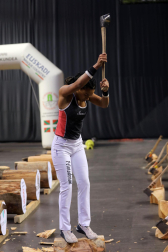 Fotos del campeonato de Aizkora en el Navarra Arena.