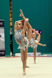 Fotos del Trofeo Comunidad Foral de gimnasia en Anaitasuna./
