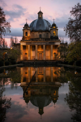 Atardecer en Plaza de la Libertad.