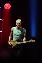 Concierto de Sting en el Navarra Arena.
