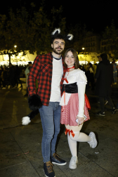 Foto de los disfraces de la Nochevieja 2023 en Pamplona./