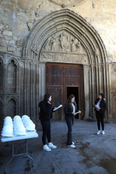 Así luce la iglesia de San Salvador de Sangüesa tras 23 años cerrada por daños estructirales./