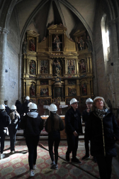 Así luce la iglesia de San Salvador de Sangüesa tras 23 años cerrada por daños estructirales./