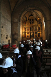 Así luce la iglesia de San Salvador de Sangüesa tras 23 años cerrada por daños estructirales./