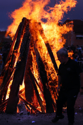 Fotos de las hogueras de San Juan de Pamplona.