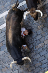 Emocionante primero encierro de los Sanfermines 2024 con toros de la ganadería La Palmosilla