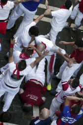 Emocionante primero encierro de los Sanfermines 2024 con toros de la ganadería La Palmosilla