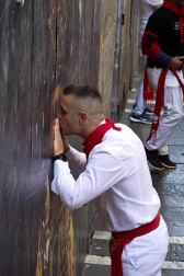 Encierro de La Palmosilla en el tramo de Estafeta