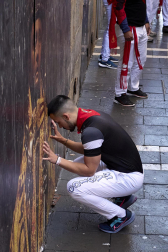 Encierro de La Palmosilla en el tramo de Estafeta