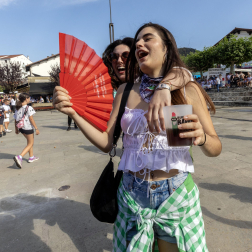 Imágenes del inicio de las fiestas de Irurtzun