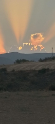 Atardecer.