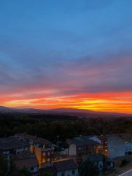 Atardecer en San Adrián. /