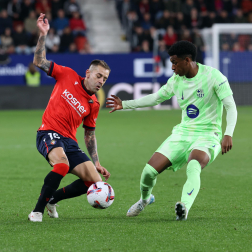Fotos del Osasuna 4-2 Barcelona de la jornada 8./