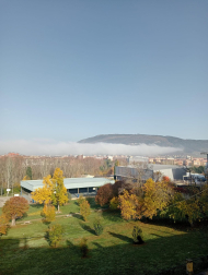 Franja de niebla.