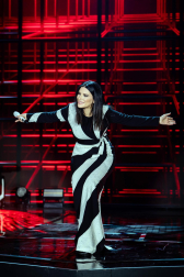Foto del concierto de Laura Pausini en Málaga./