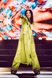 Foto del concierto de Laura Pausini en Málaga./