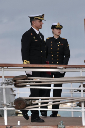 Primer día de la princesa Leonor a bordo del Juan Sebastián Elcano